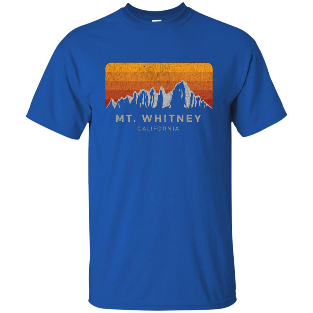 Mt. Whitney California Sunrise T-shirt Royal