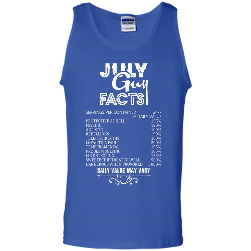 July Guy Facts T-shirt Royal