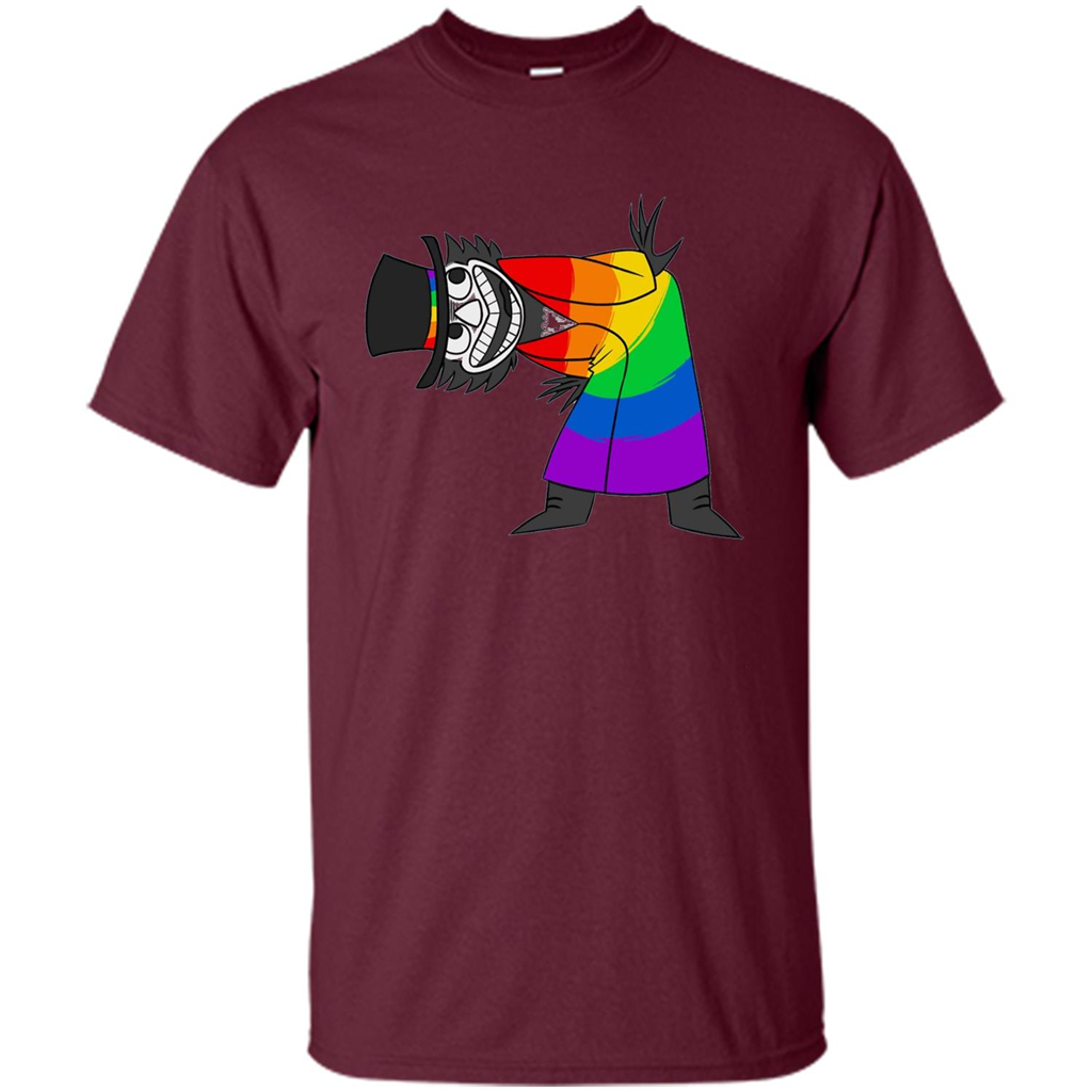 LGBTQ T-shirt The B Stands For Babadook Maroon
