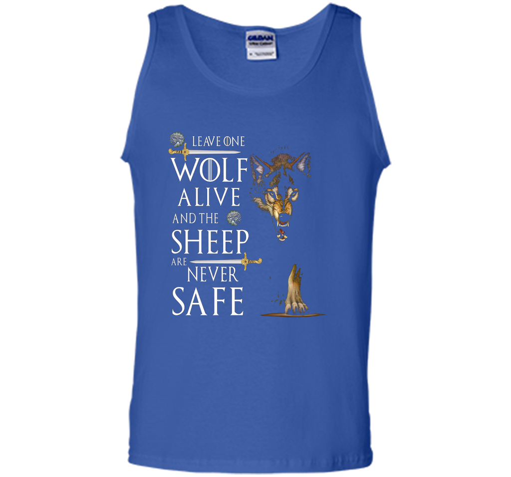Leave one wolf alive and the sheep are never safe funny cool shirt Royal