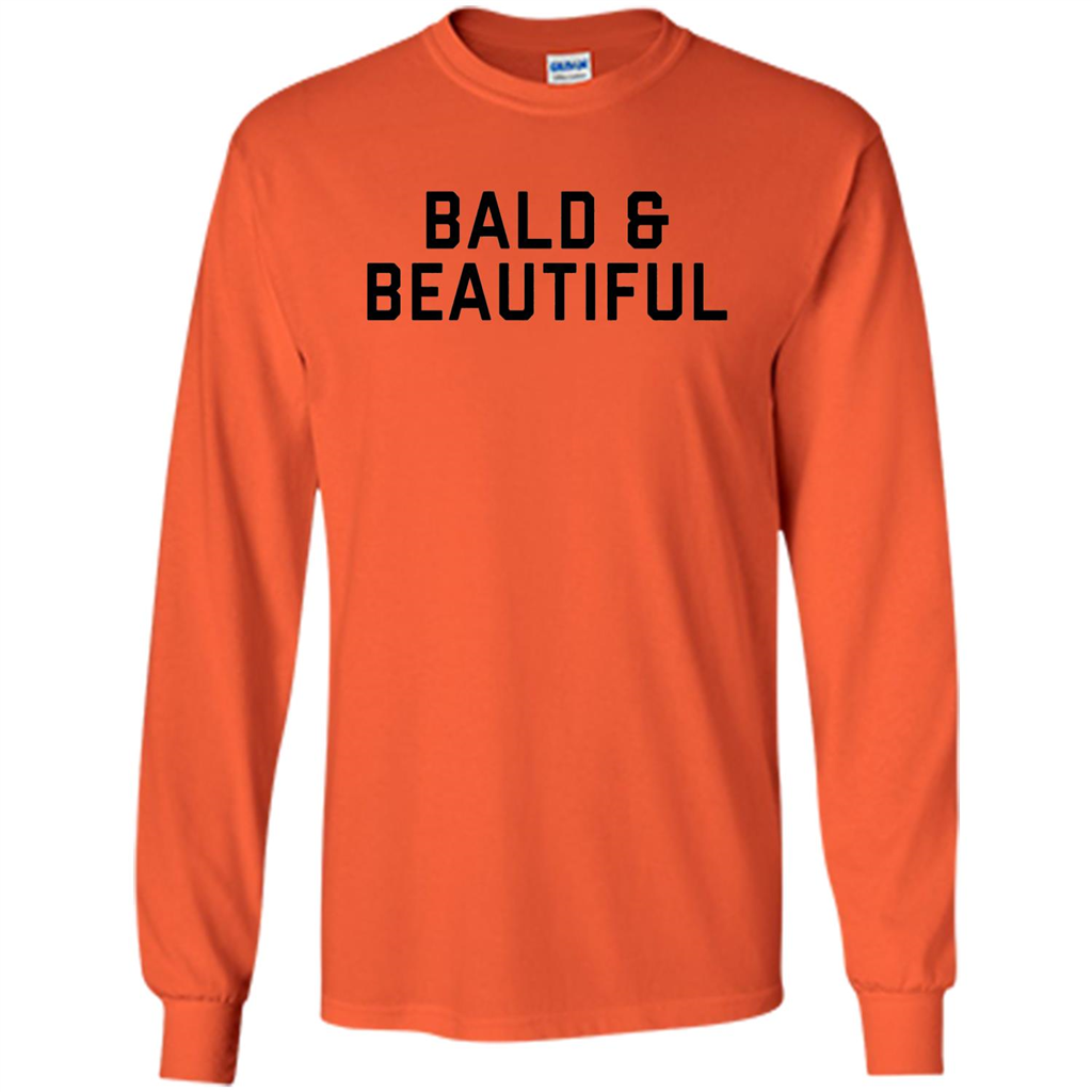 Bald and Beautiful T-shirt Orange