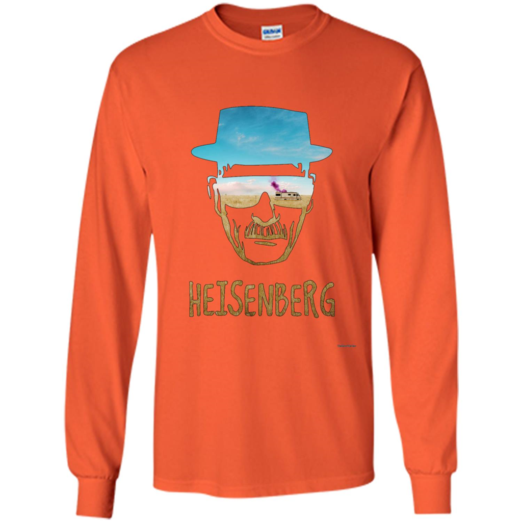 Science T-shirt Werner Karl Heisenberg Orange