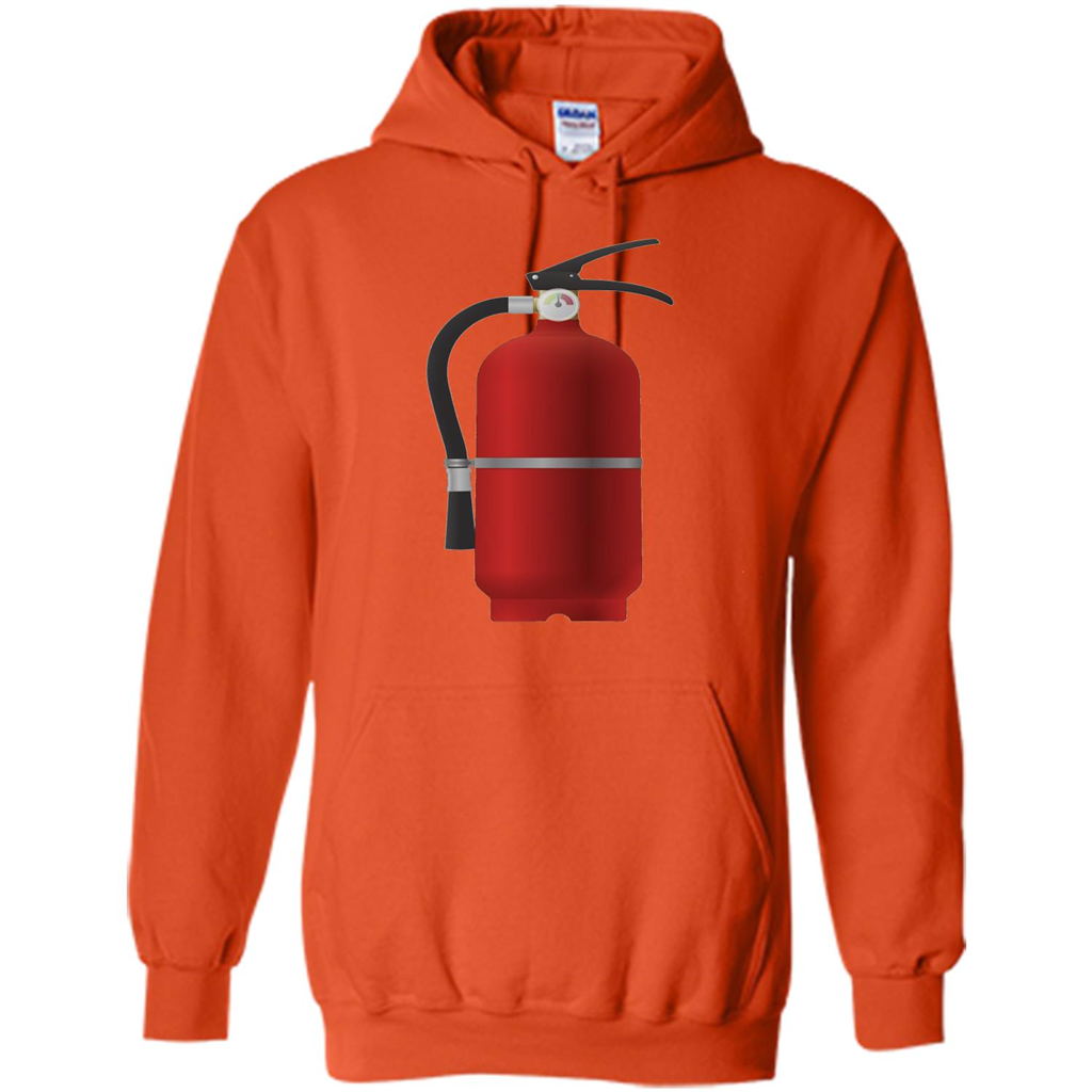 Fire Extinguisher T-shirt Emergency Fire Protection Orange