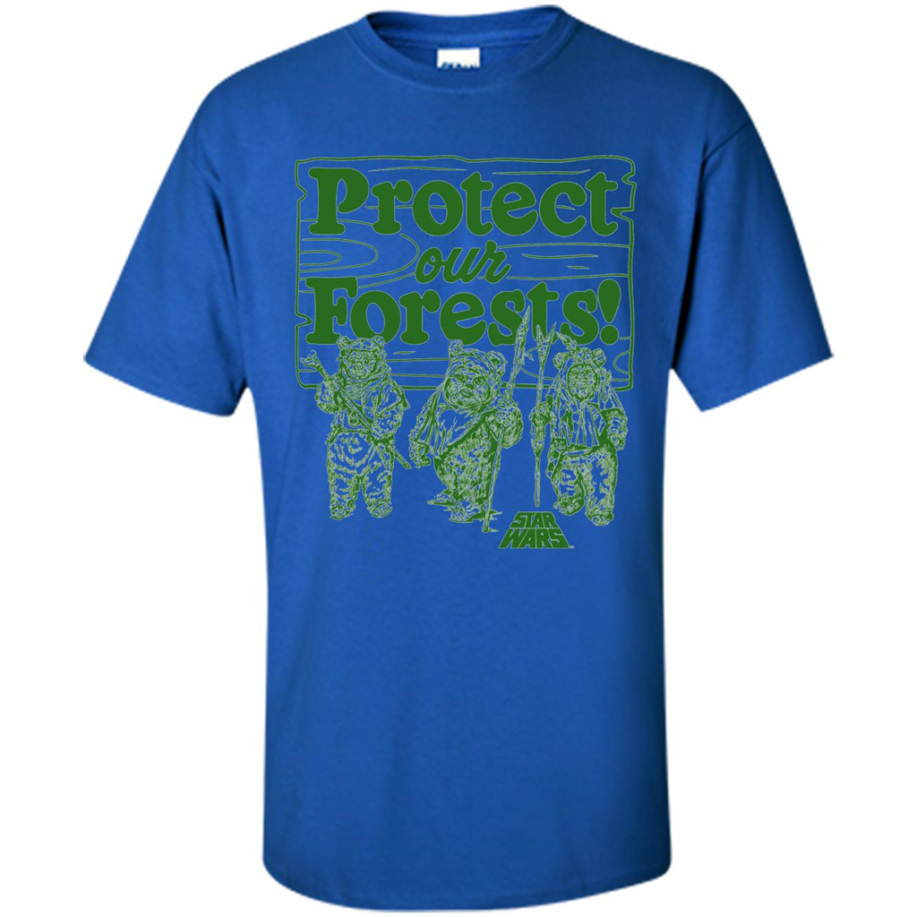 Movies T-shirt Protect Our Forests T-Shirt Royal