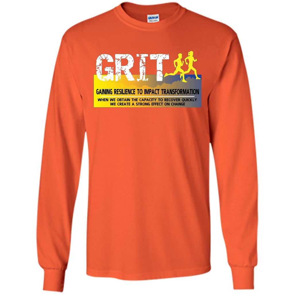 Gaining Resilience To Impact Transformation T-shirt Orange