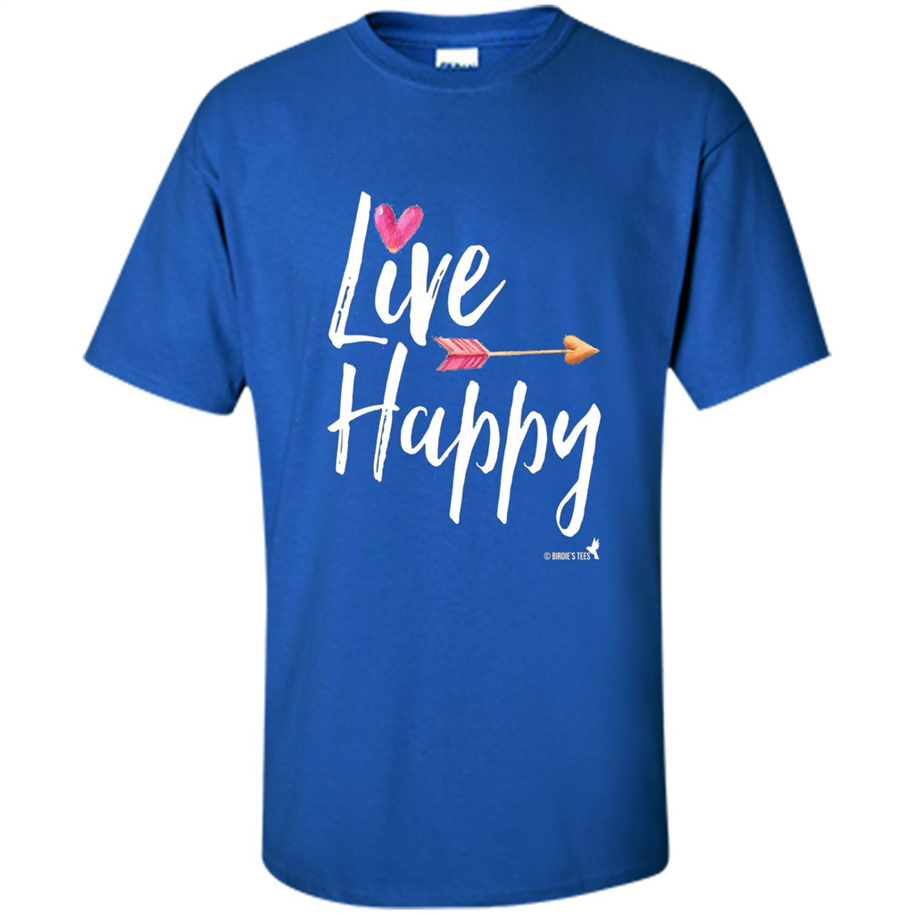 Live Happy T-shirt Royal