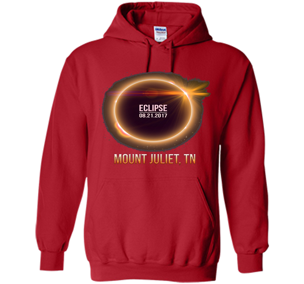 Mount juliet Tennessee Total Solar Eclipse 2017 T-shirt Red