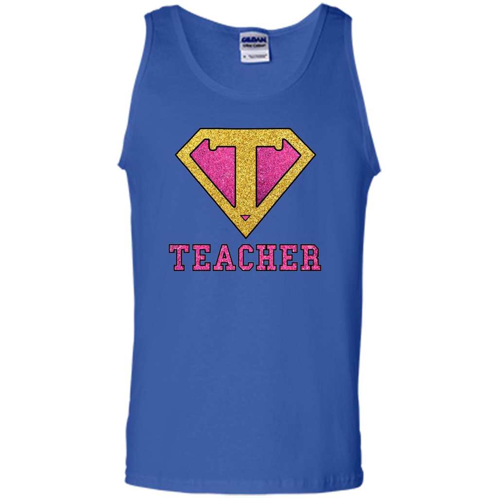 Super Hero Teacher T-shirt Royal