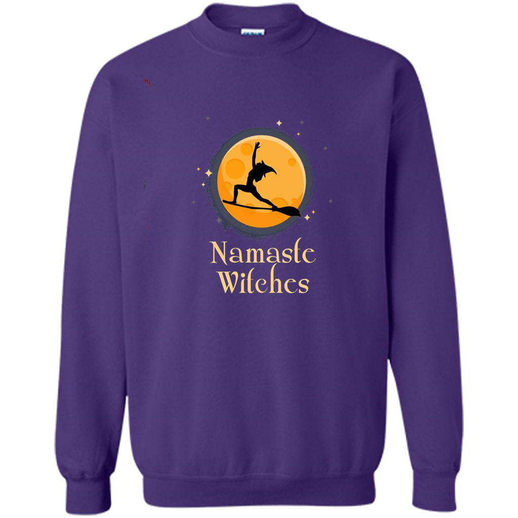 Funny Namaste Witches T-shirt Halloween Yoga Gift For Her