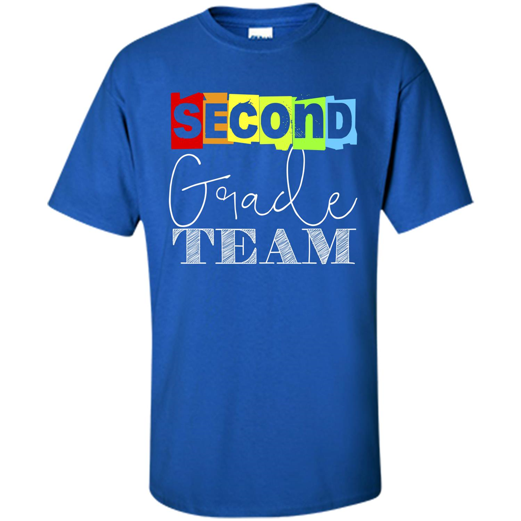 Second Grade Team T-shirt School Day T-shirt Royal