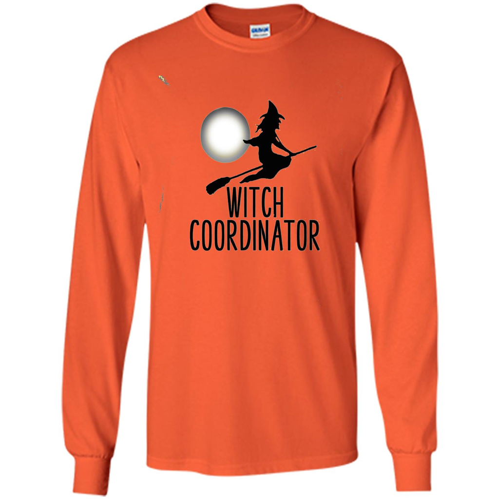 Halloween Witch Coordinator T-Shirt Orange