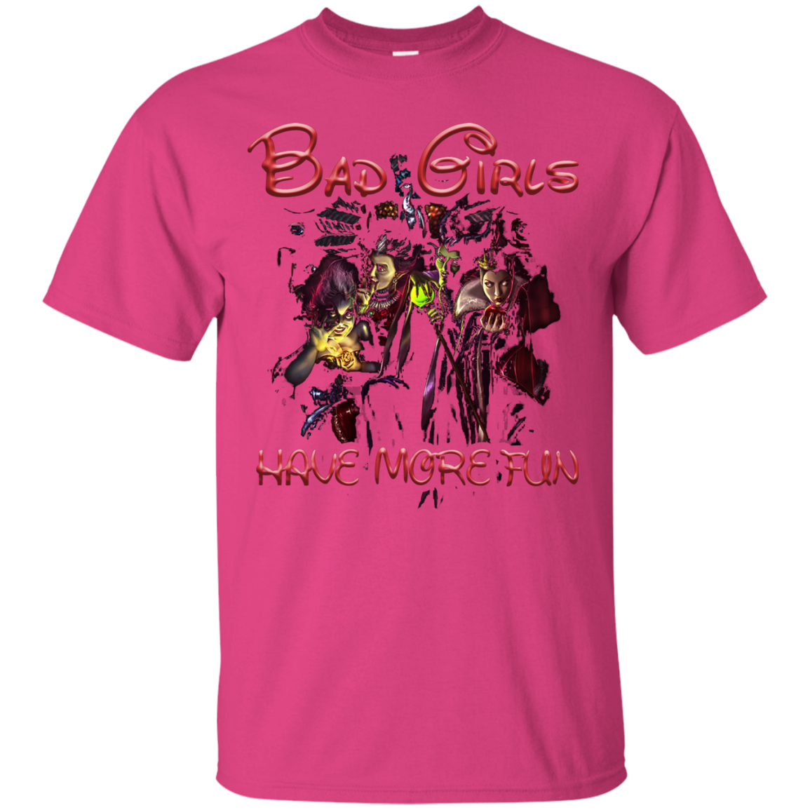 Witch T-shirt Bad Girls Have More Fun T-shirt Heliconia