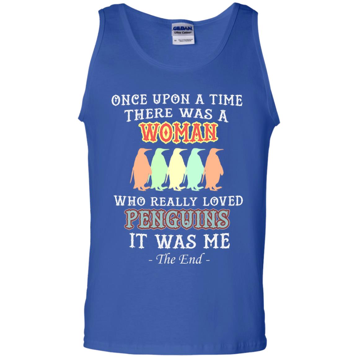 There Was A Woman Who Really Loved Penguins It Was Me Shirt Royal