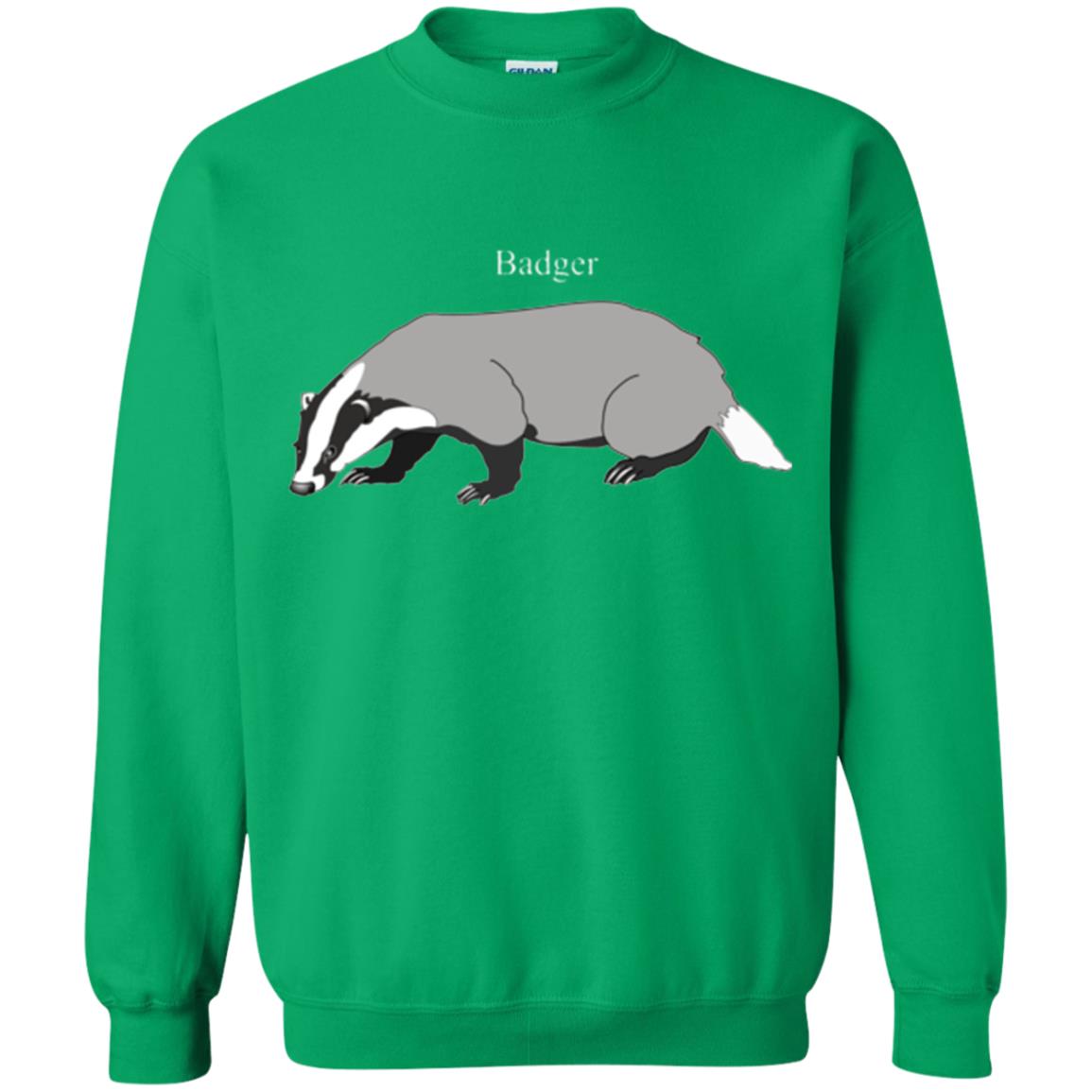 Fierce Badger T-shirt Irish Green