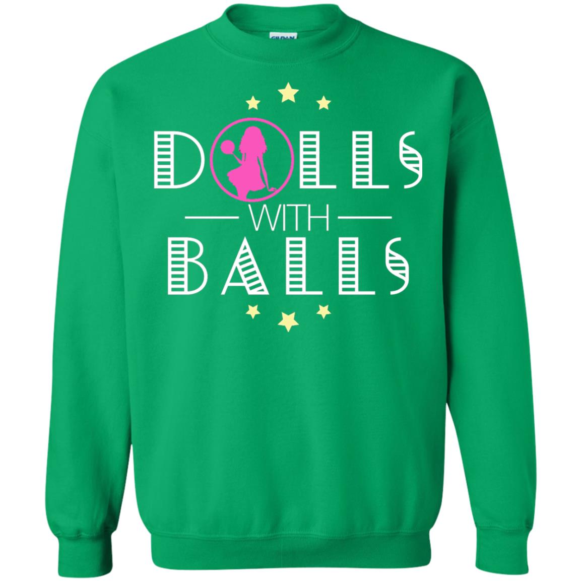 Bowling Lover T-shirt Dolls With Balls T-shirt Irish Green