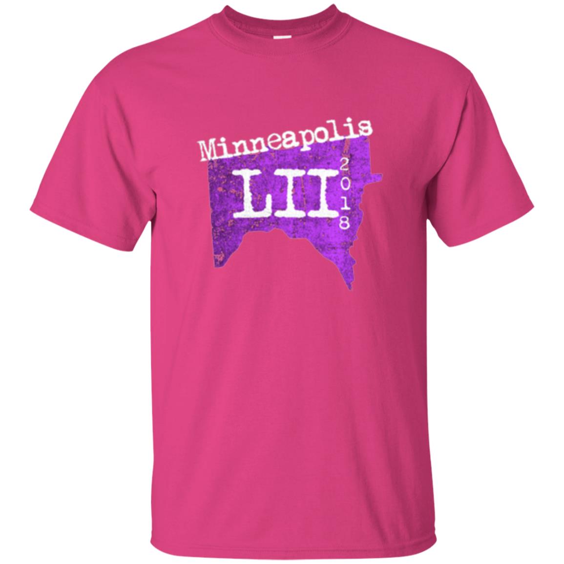 Football Lover T-shirt Minneapolis Minnesota 2018 T-shirt Heliconia