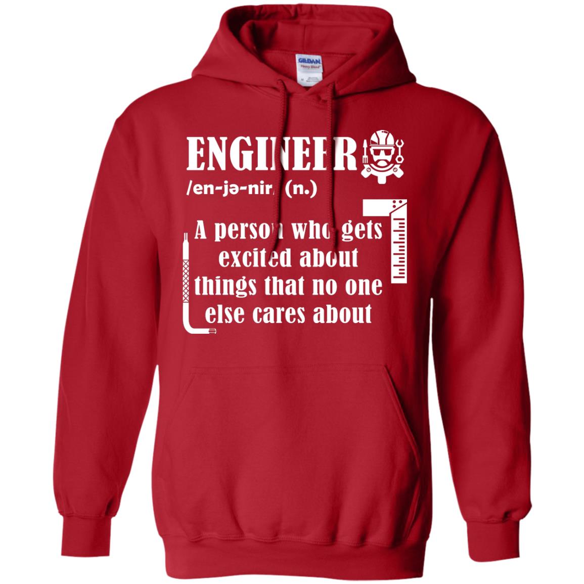 Engineer T-shirt A Person Who Gets Excited About Red