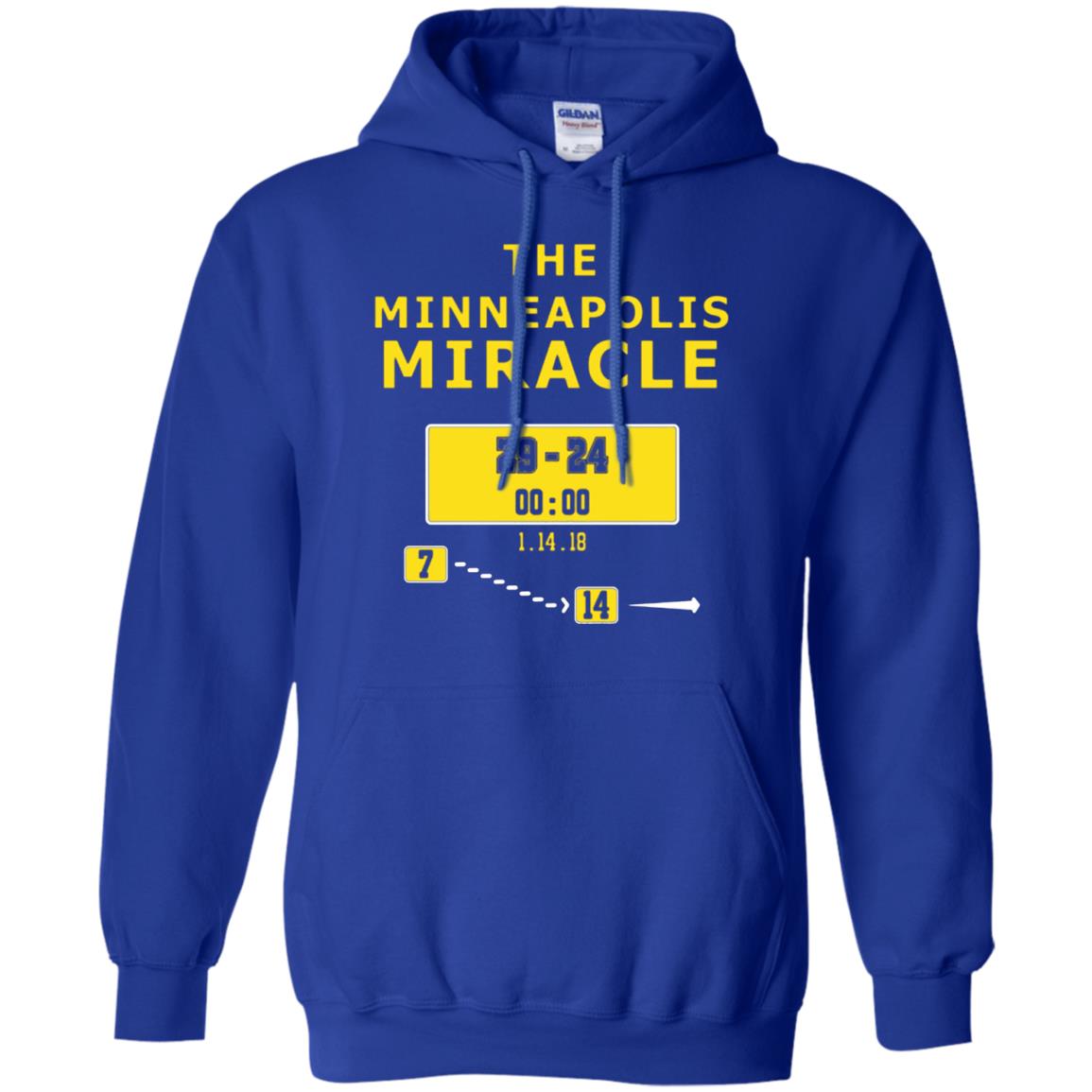 Football Lover T-shirt The Minneapolis Miracle Royal