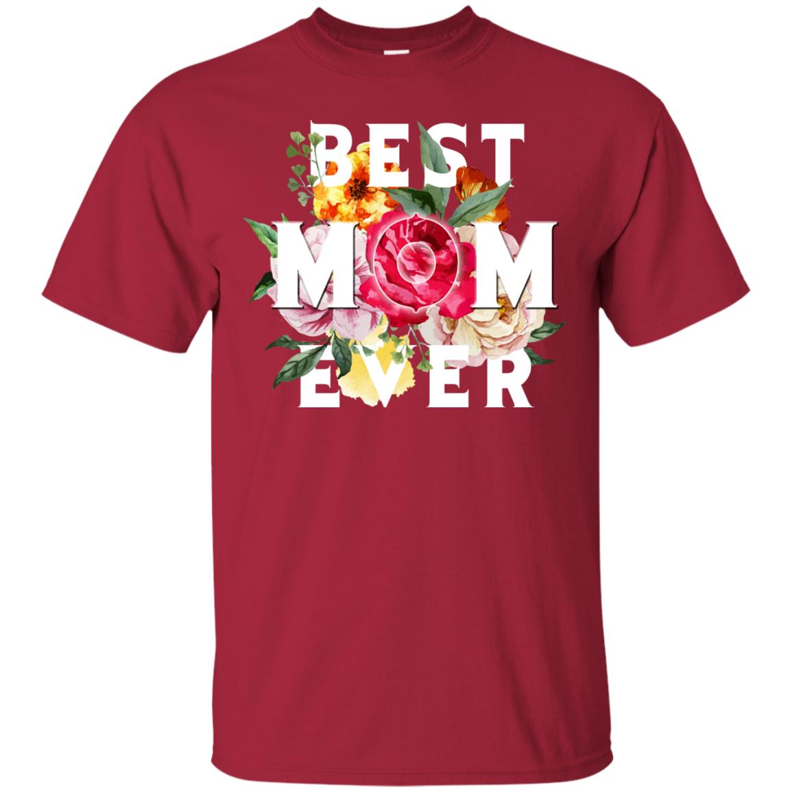 Best Mom Ever Mommy Shirt Cardinal