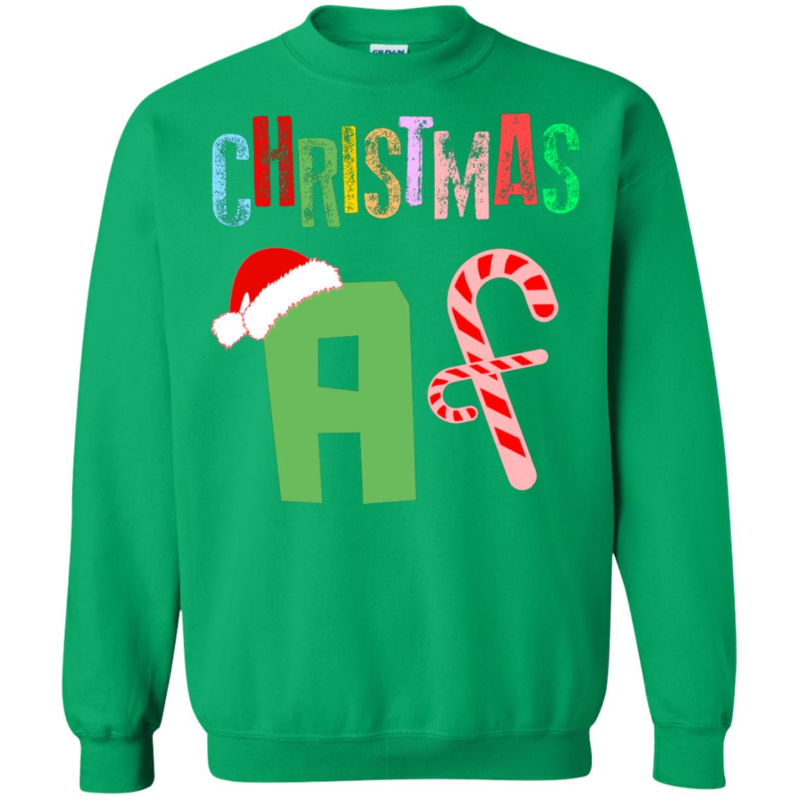 Chrismas Af X-mas Gift Shirt For Mens Or Womens Irish Green