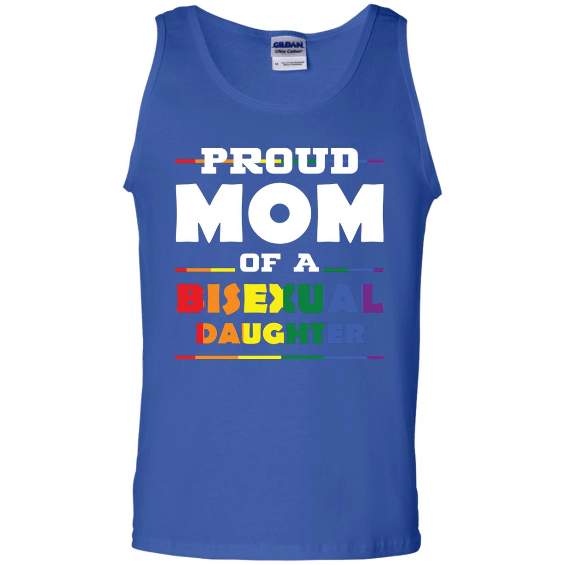 Proud Mom Of A Bisexual Daughter Mom Supports Bisexual Pride 2018 Shirt Royal