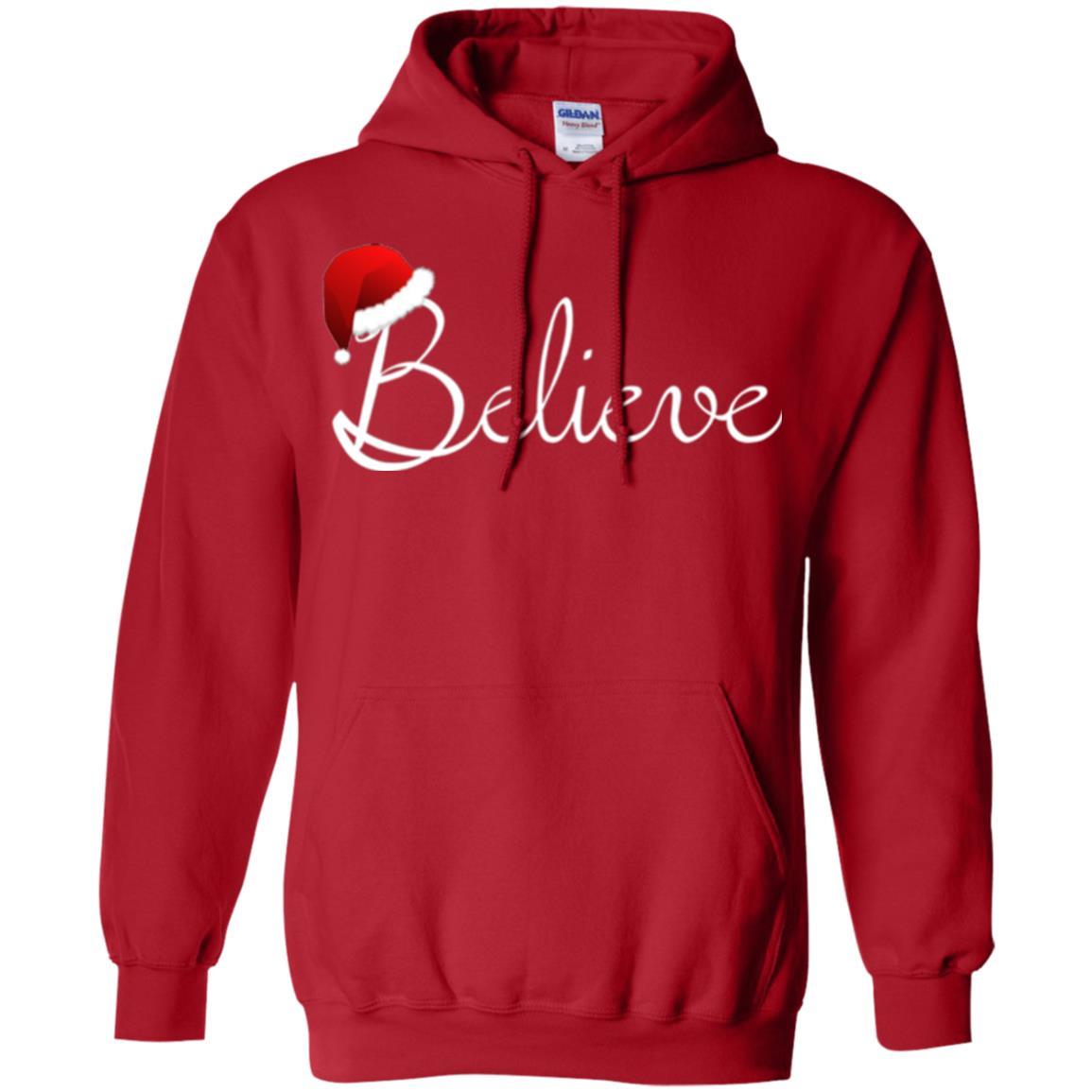 Believe Best Santa Christmas T-shirt Red