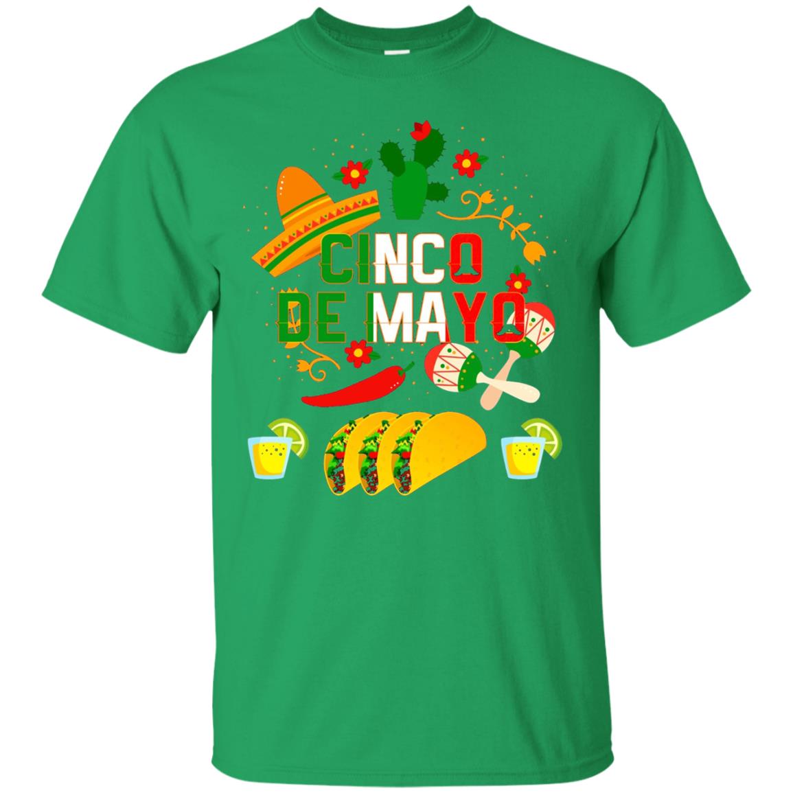 Fiesta Cinco De Mayo T-shirt Cinco De Mayo Irish Green