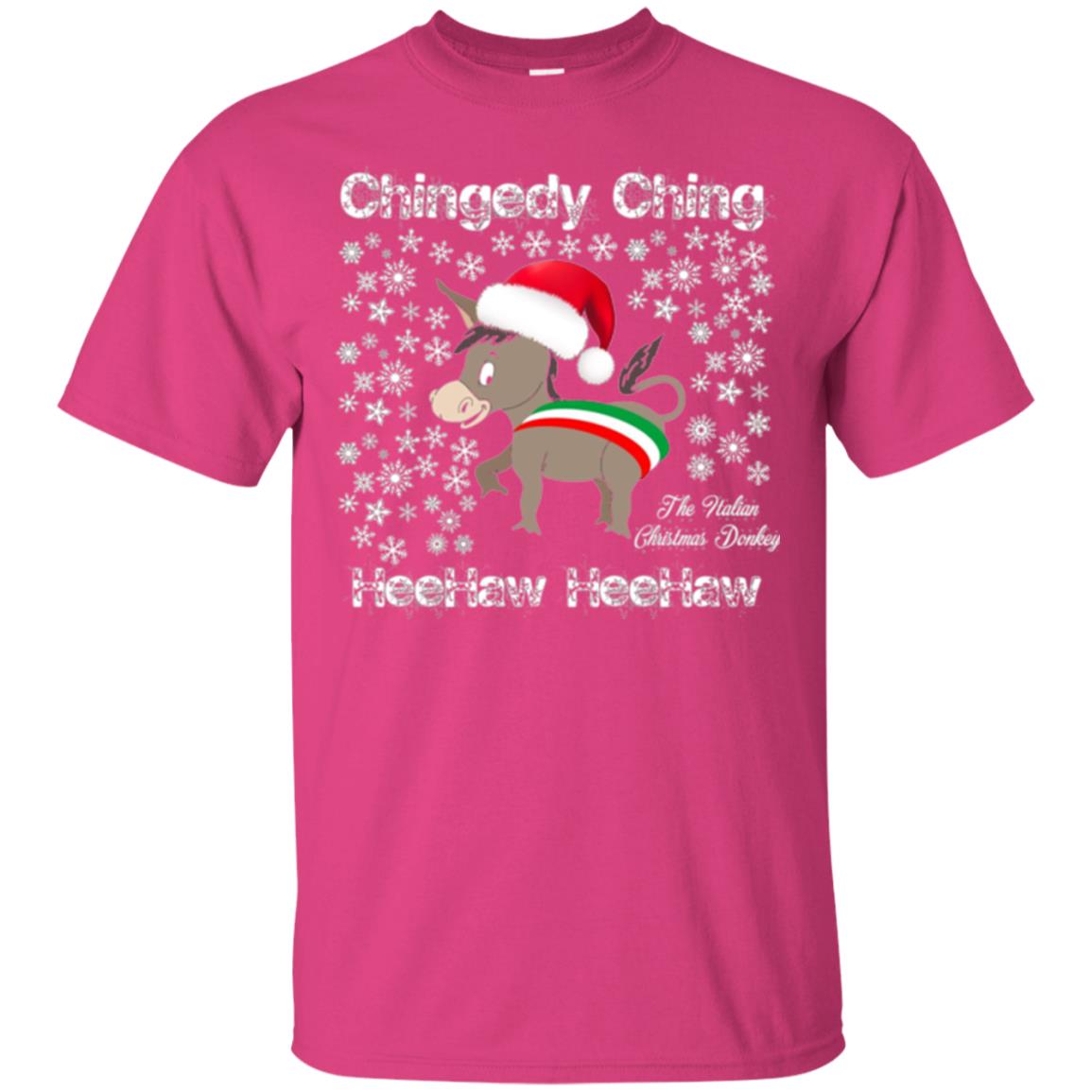 Christmas T-shirt The Italian Christmas Donkey Heliconia