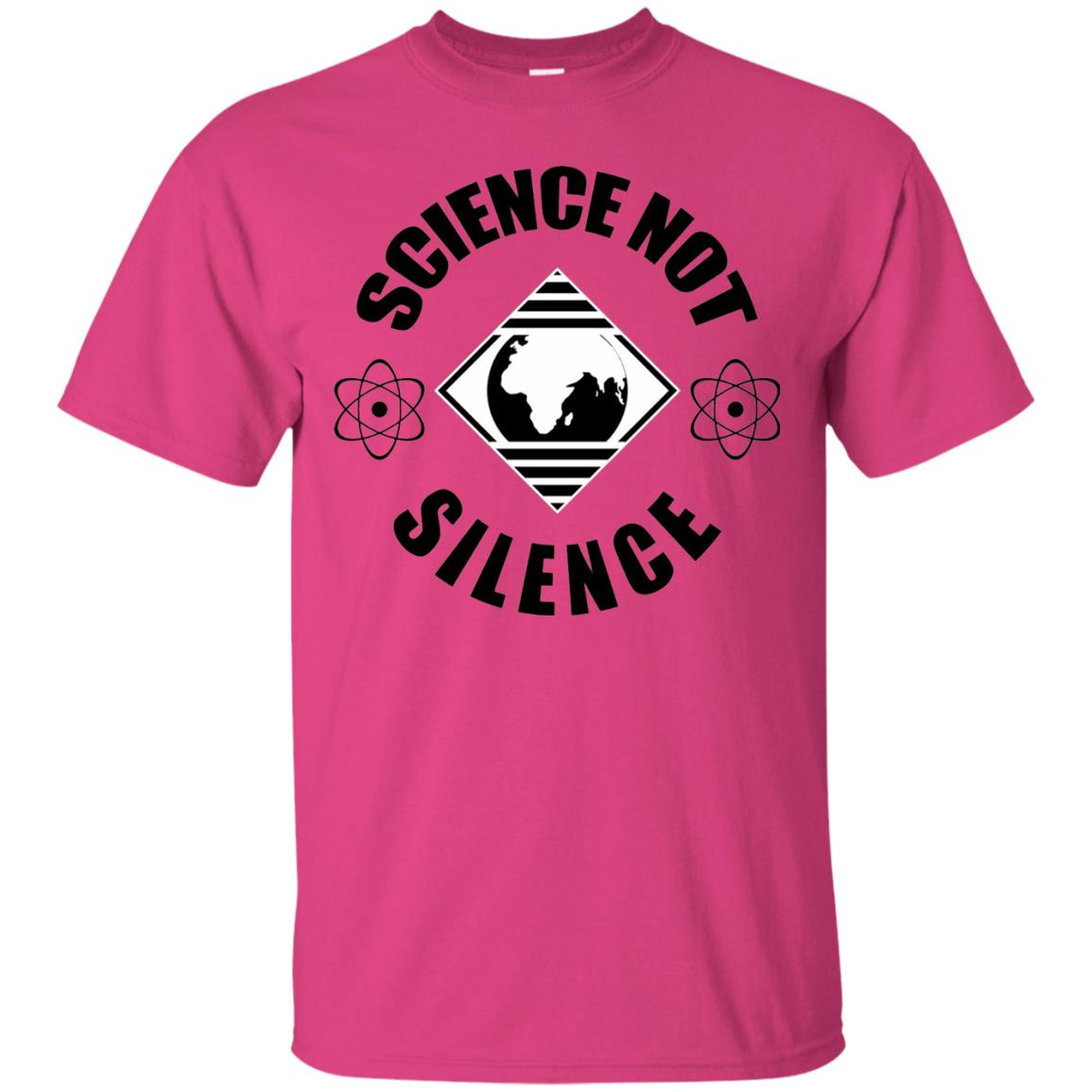 Scientist T-shirt Science Not Silence T-shirt Heliconia