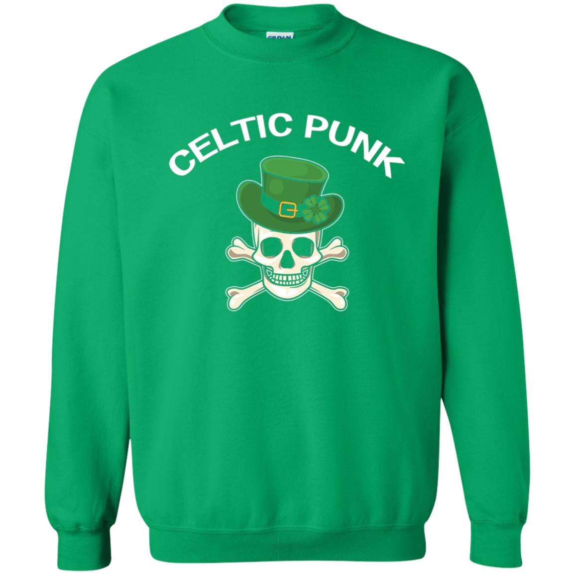 Celtic Punk Rock Irish St. Patrick_s Day T-shirt Irish Green