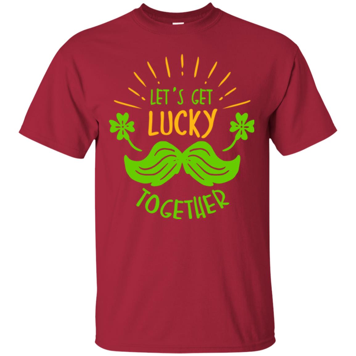 Saint Patrick's Day T-shirt Let's Get Lucky Together Cardinal