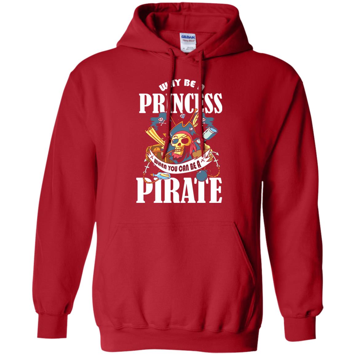 You Can Be A Pirate Cool Pirate Gift Shirt For Girls Red