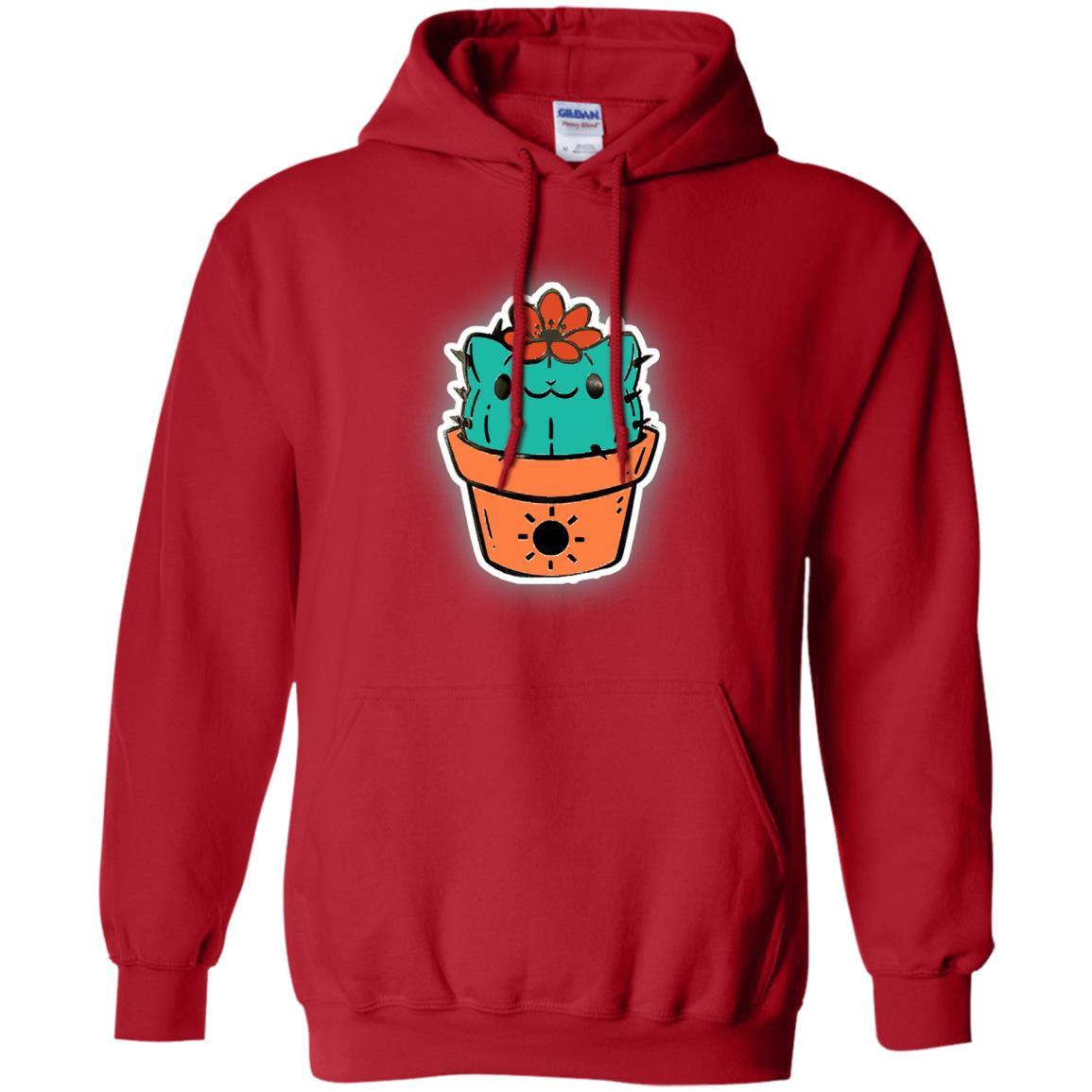Cat Lovers T-shirt Catcus Red