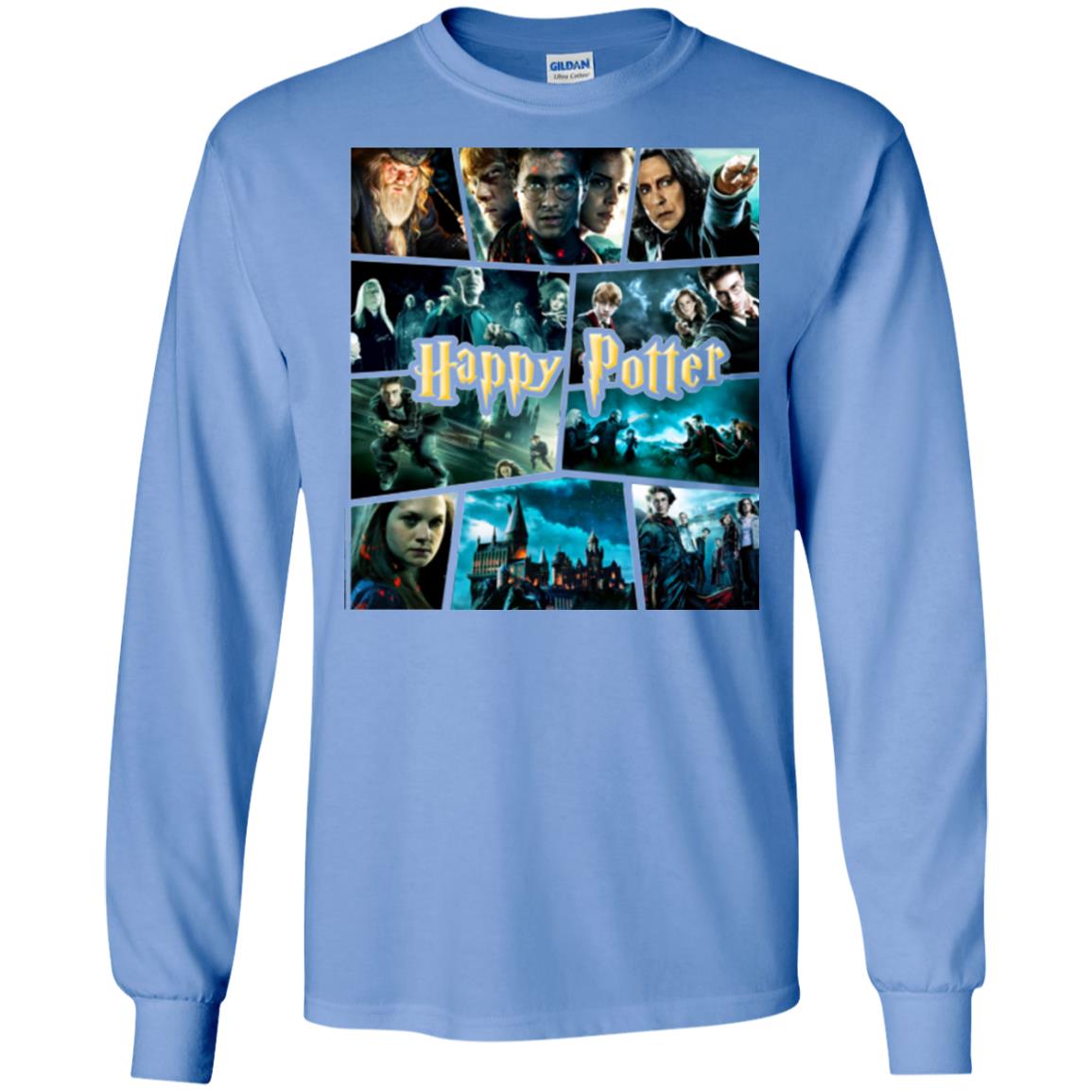 Harry Potter Characters T-shirt Carolina Blue