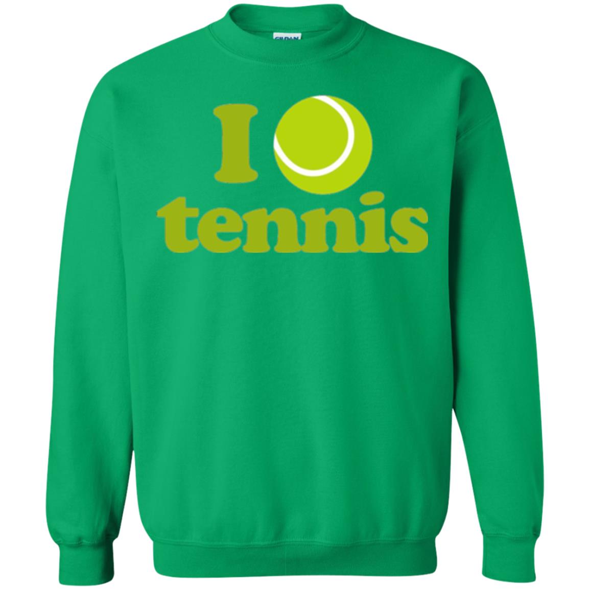 I Love Tennis T-shirt Irish Green