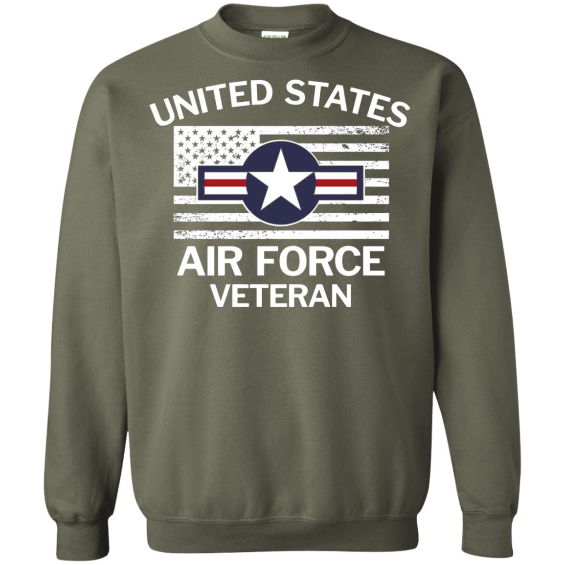 United States Air Force Veteran T-shirt Military Green
