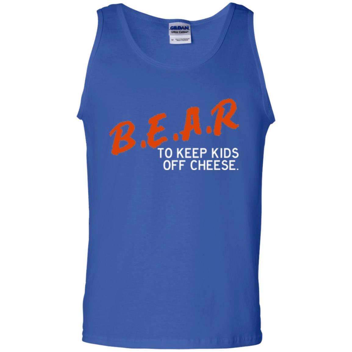Chicago Football T-shirt B.e.a.r. To Keep Kids Off Cheese Royal