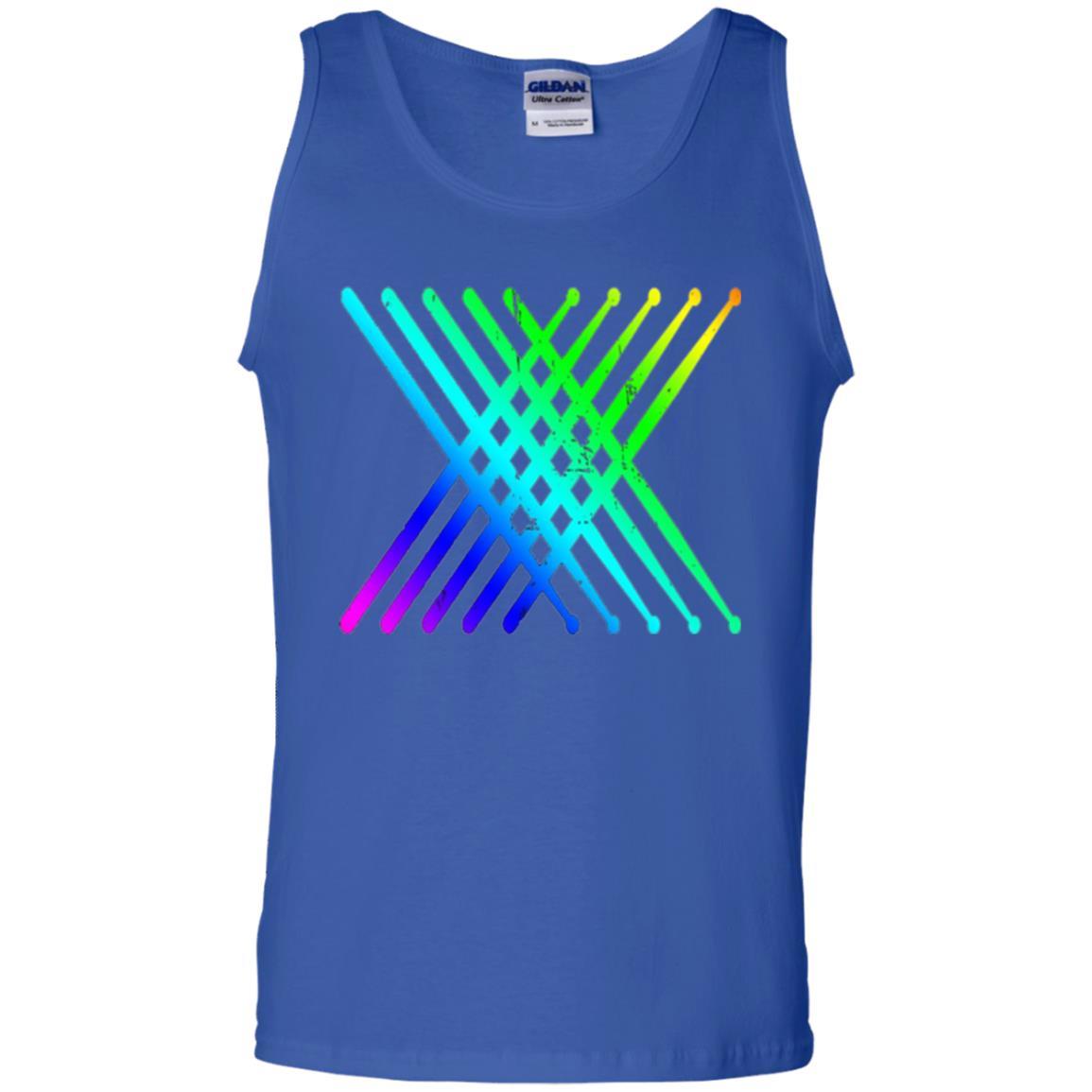 Drummer T-shirt Retro Vintage Drumsticks T-shirt Royal