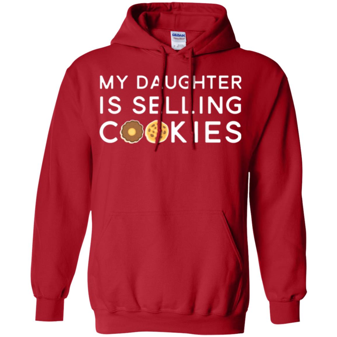 My Daughter Is Selling Cookies T-shirt Girl Cookie Red