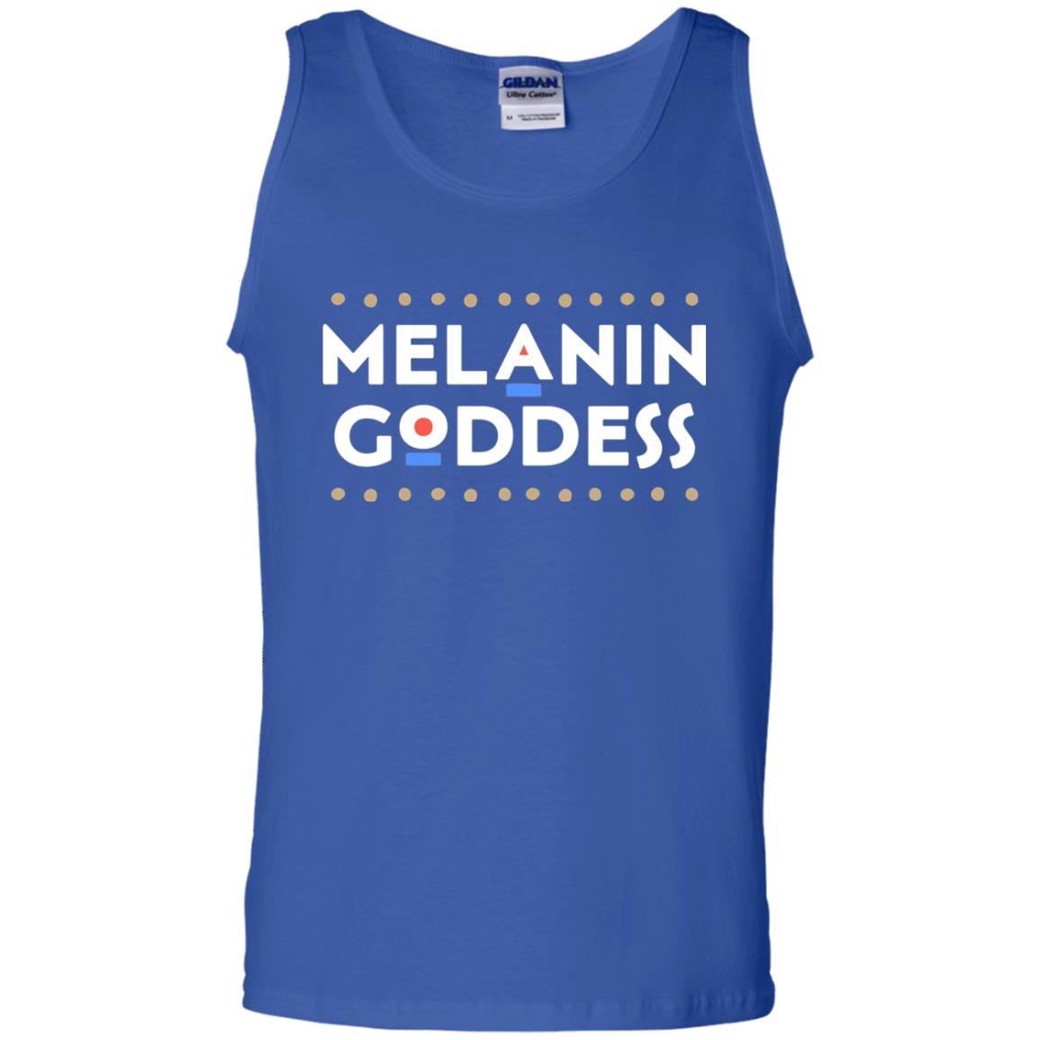 Melanin Goddess African T-shirt Black Girl Poppin_ Royal