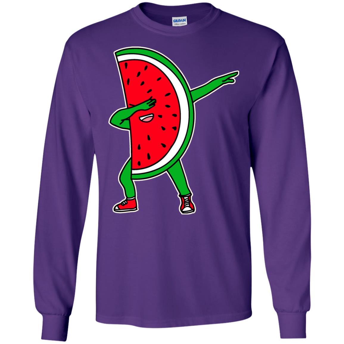 Dabbing Watermelon Shirt Purple