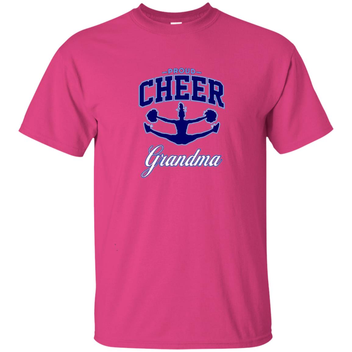 Proud Cheer Grandma Mama Shirt Heliconia