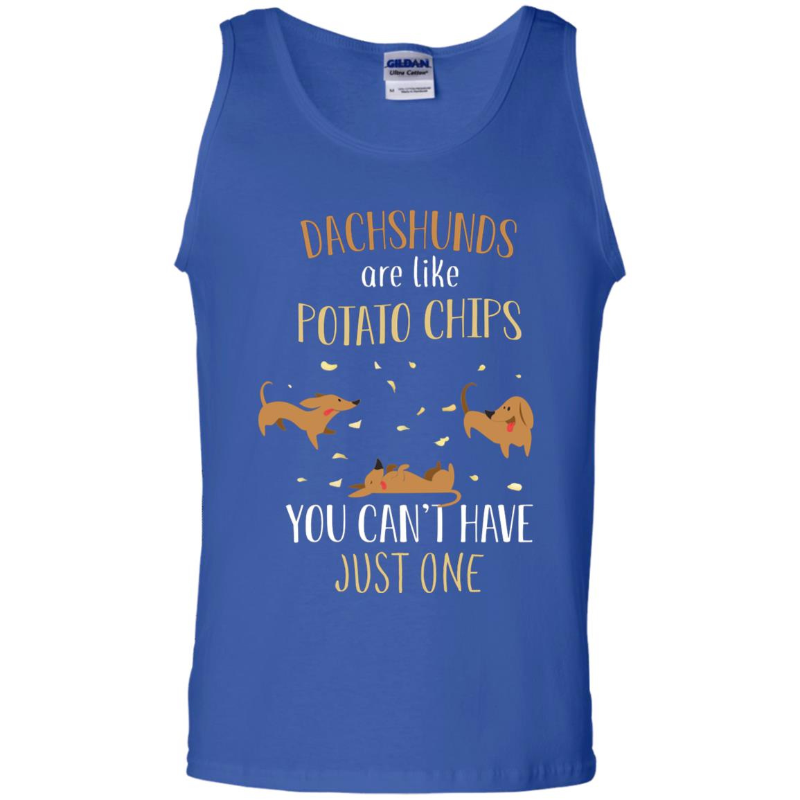 Dachshunds Are Like Potato Chips You Can't Have Just One Shirt Royal