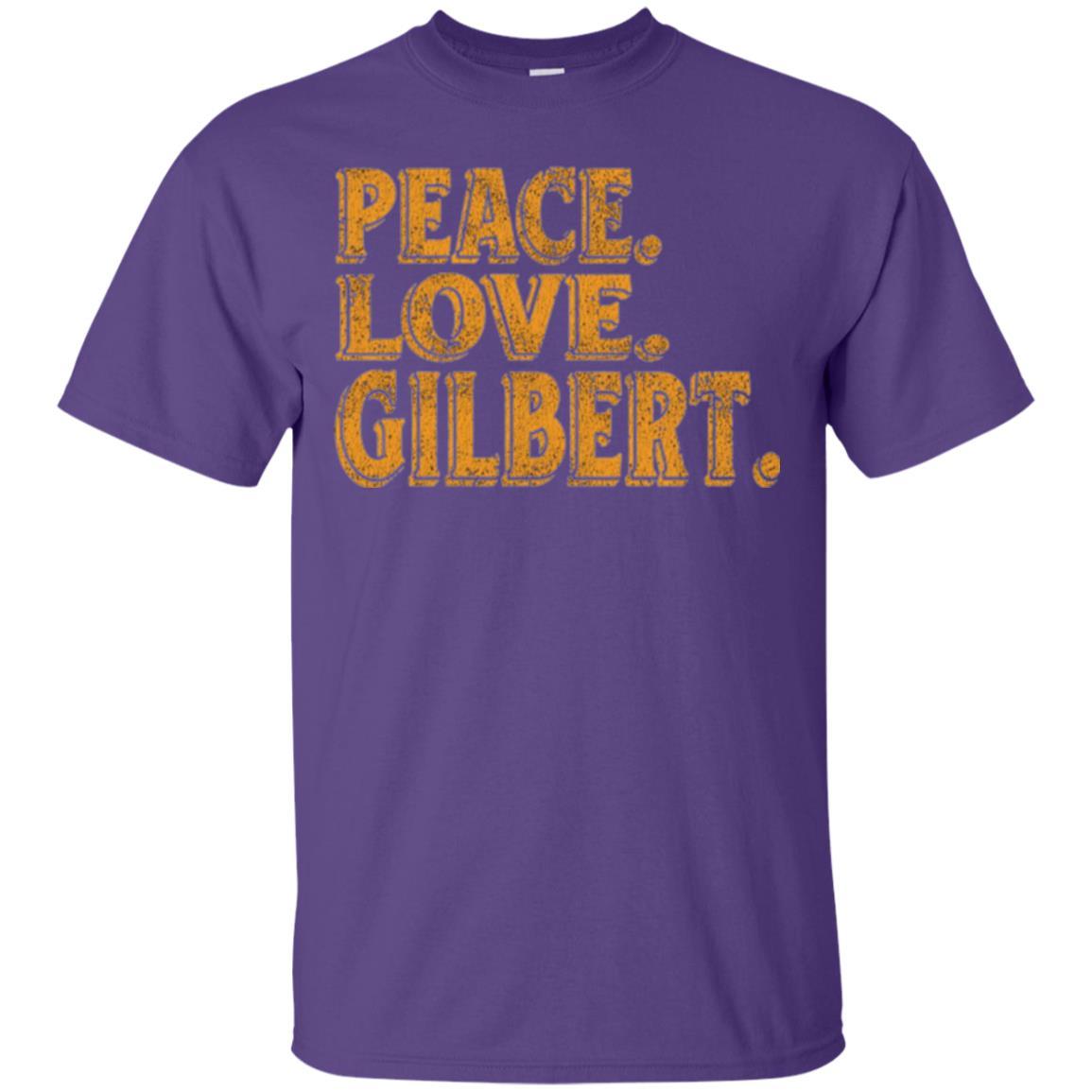 Peaceful T-shirt Peace Love Gilbert Purple