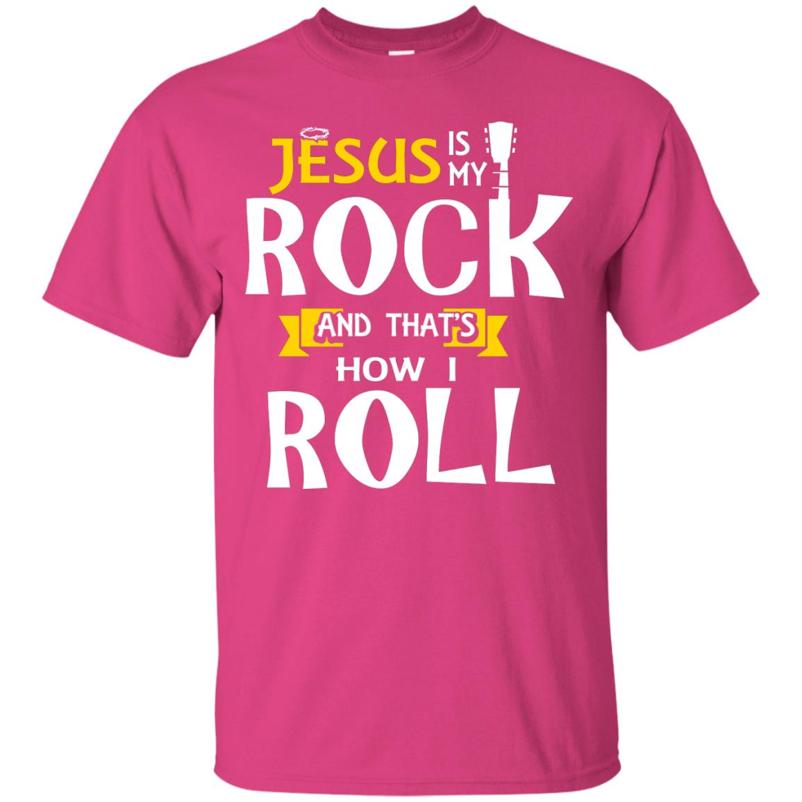 Jesus Is My Rock Christian Shirt For Rock Lover Heliconia