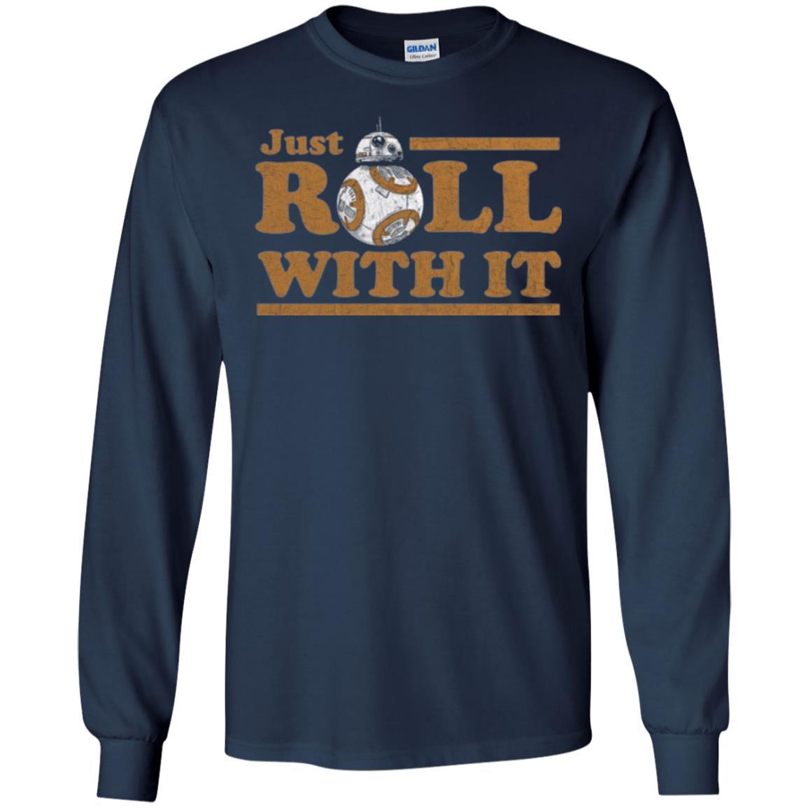 Movie T-Shirt Just Roll With You Navy