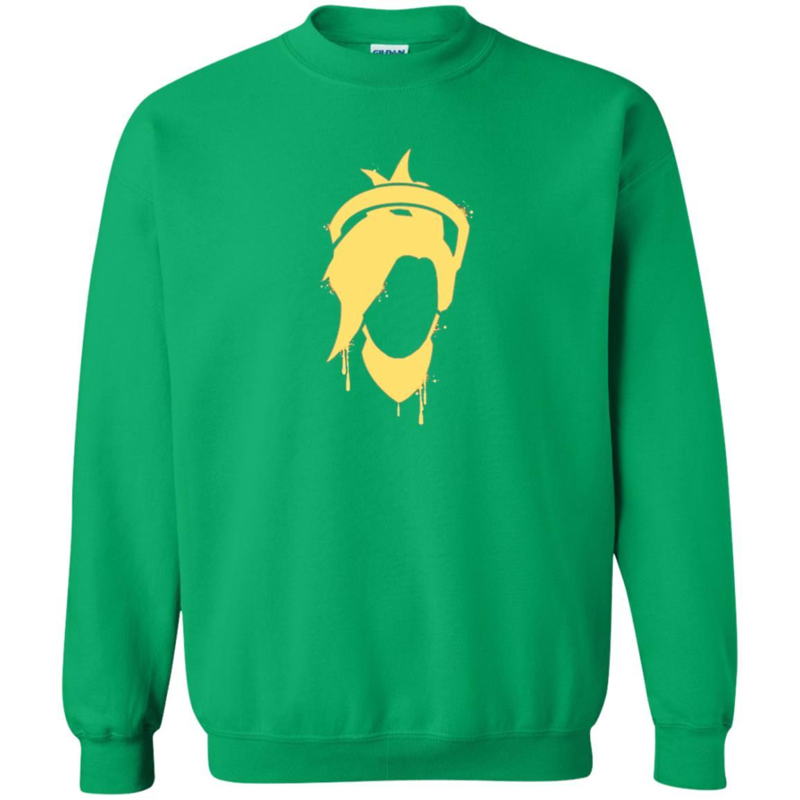 Overwatch Mercy Icon Spray T-Shirt Irish Green