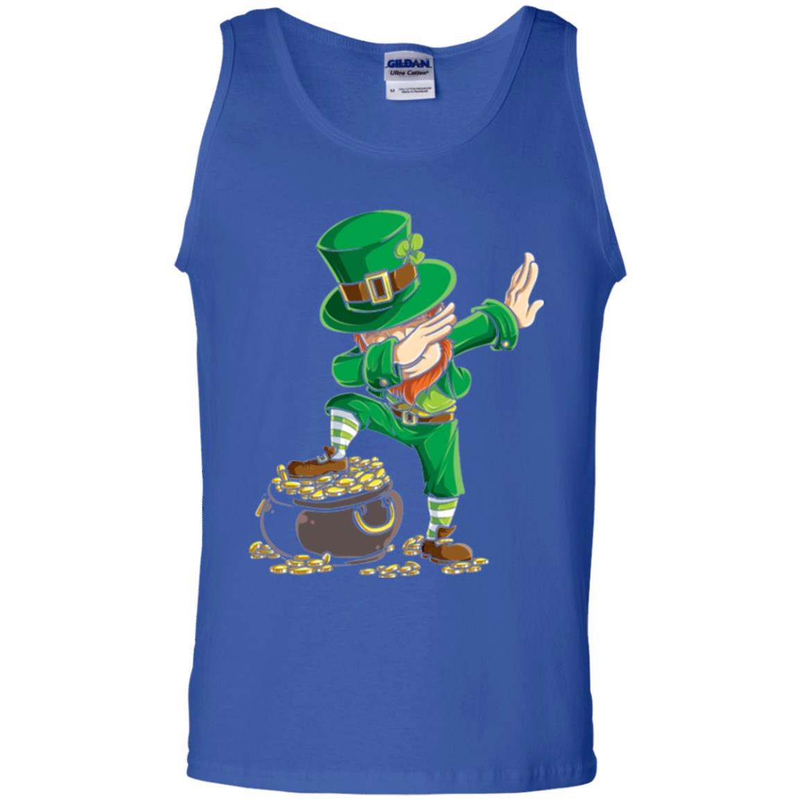Dabbing Leprechaun Saint Patrick's Day T-shirt Royal