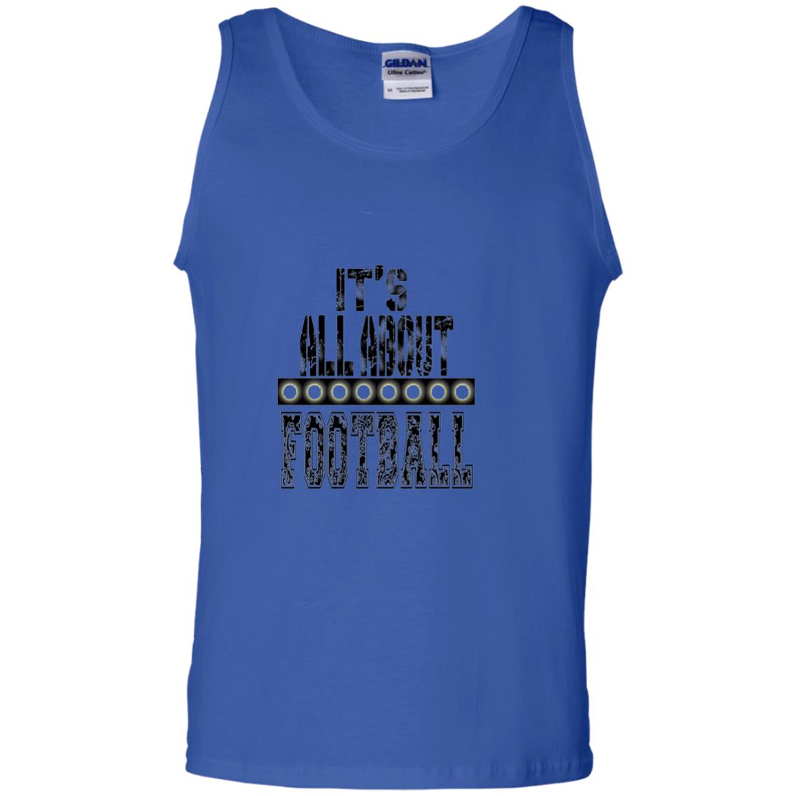 Football Lover T-shirt It_s All About Football Royal