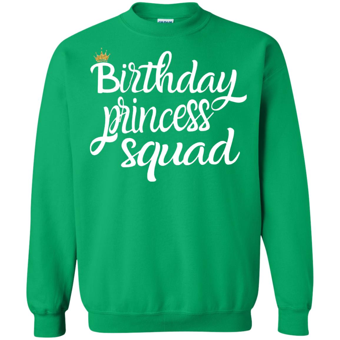 Birthday T-shirt Princess Squad Irish Green